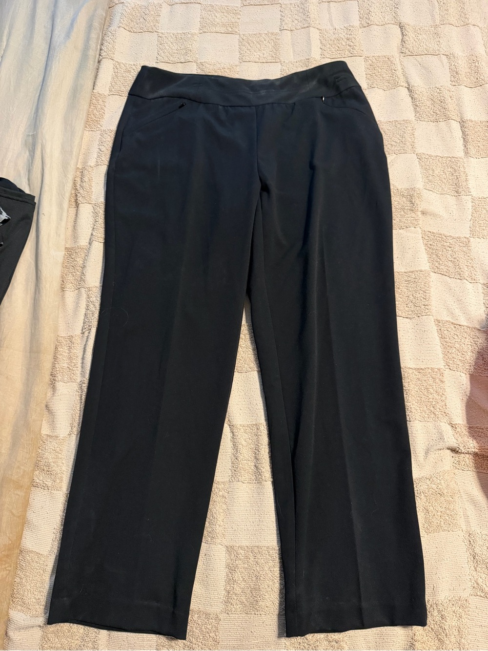 Investments Black Women's Straight-Leg Dress Trousers
